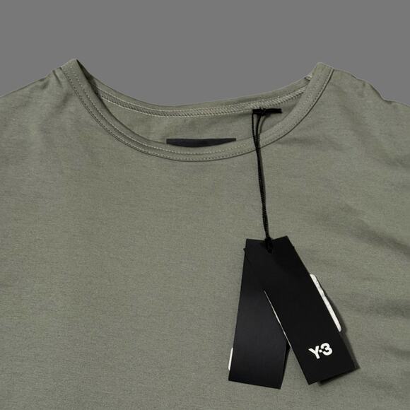 adidas Y-3 Boxy Tee Green Oversized Size M NWT IP7711 - Picture 4 of 11